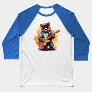 bear guitarist Baseball T-Shirt